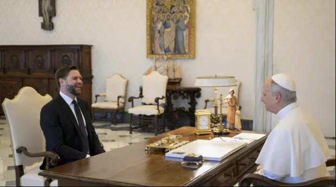 Papa Leão XIV se encontra com J.D. Vance no Vaticano ?? 