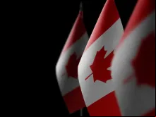 Bandeiras do Canadá. Imagem referencial.