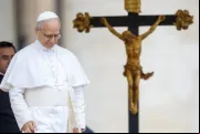 Papa Leão XIV ontem (21) em sua primeira audiência geral no Vaticano. Imagem referencial.