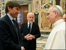 Leão XIV recebe hoje (27) no Vaticano diretores e jogadores do Napoli, campeão italiano de futebol.