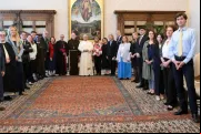 O papa Leão XIV recebeu ontem (5) no Vaticano pela primeira vez a Pontifícia Comissão para a Proteção dos Menores.