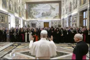 Papa Leão XIV saúda participantes do simpósio “Nicéia e a Igreja do Terceiro Milênio: Rumo à Unidade Católico-Ortodoxa”, no último sábado (7), em Roma.
