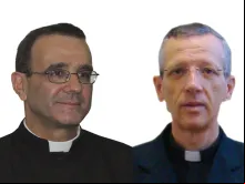 Pe. Carlos Lema Garcia e Pe. José Roberto Fortes Palau (à direita).