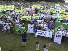 Marcha pela Vida em Brasília 