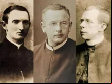 Pe. Juozas Montvila, Pe. Joseph Peruschitz e Pe. Thomas Byles.