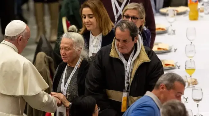20191117_Lunch_with_Pope_Francis_for_World_Day_of_the_Poor_Daniel_Ibez_3.jpg ?? 