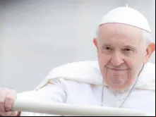 Papa Francisco na Praça de São Pedro em 8 de março de 2023.