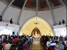 Santuário Nossa Senhora da Saúde em Lagoa Santa (MG). Foto: Facebook