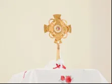 Fragmento ósseo de santa Rita de Cássia.