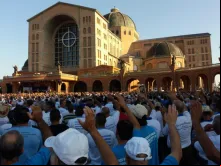 Romaria Nacional do Terço dos Homens em Aparecida (SP).