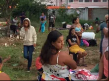 Terreno da arquidiocese de Natal invadido por famílias organizadas pelo Movimento de Luta Por Moradia Popular (MLMP).