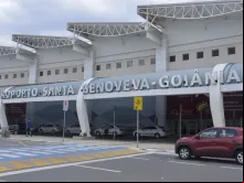 Aeroporto Santa Genoveva, em Goiânia.