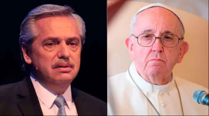 AlbertoFernandez-PapaFrancisco-CamaraElectoralNAcional-VaticanMedia-241120.jpg ?? 