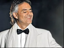 Andrea Bocelli. Foto Facebook oficial Andrea Bocelli