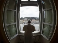 O papa Francisco reza o Ângelus de domingo
