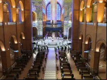 Missa na Basílica de Aparecida em 12 de outubro de 2020.