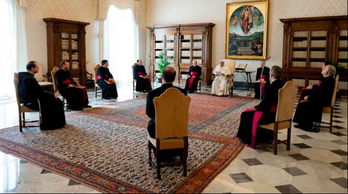 Audiencia-Biblioteca-Vatican-Media-18032020.jpg ?? 