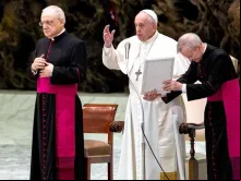 Papa Francisco durante a Audiência Geral.