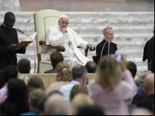 Papa Francisco durante a Audiência Geral.