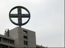Logotipo da Bayer na construção
