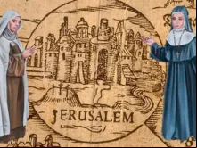 Beatas María Bwardy de Jesus Crucificado e María Alfonsina Ghattas. Imagem: Latin Patriarchate of Jerusalem