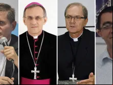 Dom Vilson Basso; Dom Francisco Bach; Pe. Bruno Versari; Pe. José Ionilton Lisboa