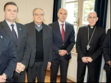 Conferência Episcopal Argentina se reúne com candidato à presidência da Frente NOS. Crédito: Frente NOS