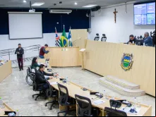 Plenário da Câmara Municipal de Taubaté. Vitor Reis