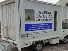 Capela Móvel. Crédito: Paróquia de Santa Bernadette.