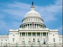 Capitólio em Washington D.C., sede da Câmara de Representantes e o Senado dos Estados Unidos.