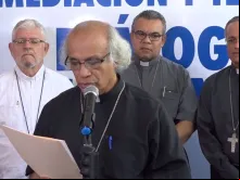 Cardeal Brenes e Bispos nicaraguenses.