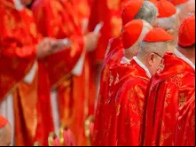 Cardeais no Vaticano.