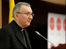 Cardeal Pietro Parolin. Crédito: Daniel Ibañez