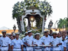 Procissão de Corpus Christi no Rio de Janeiro.