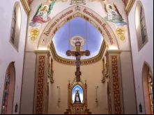 Interior da igreja Nossa Senhora de Belém.