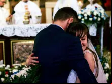 Casamento dos peregrinos poloneses Jackub Wloch e Martyna Gergont no Panamá (2019