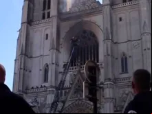 Incêndio na Catedral de Nantes.