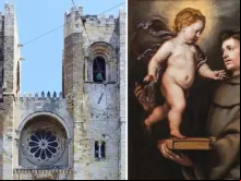 Sé de Lisboa (extrato da foto) - Santo Antônio de Pádua