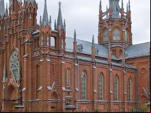 Catedral da Imaculada Conceição, em Moscou (Rússia).