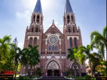 Catedral de Santa Maria, em Yangon, Mianmar
