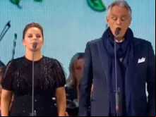Celine Byrne e Andrea Bocelli.