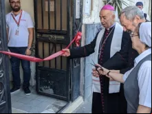 Inauguração do centro de apoio a microprojetos em Damasco 