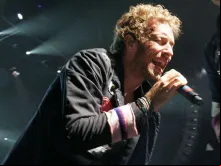 Chris Martin, vocalista do Coldplay.