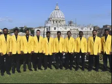 Equipe do Vaticano. Crédito: @VaticanCricket