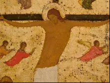 Fragmento do quadro "A Crucificação", de Dionysius.
