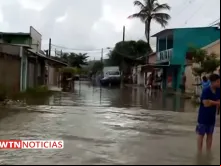 Atingidos por chuvas no Rio de Janeiro.
