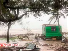 Danos causados pelo furacão Iota na Ilha de Providencia. Crédito: Captura de Tela EWTN