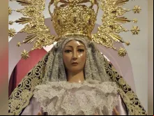Virgem dos Desamparados da Igreja do Convento Real de São Francisco, de Velez-Málaga.