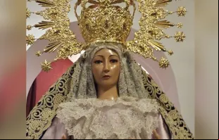 Virgem dos Desamparados da Igreja do Convento Real de São Francisco, de Velez-Málaga.