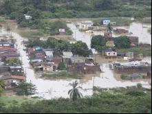 Enchente em Recife.